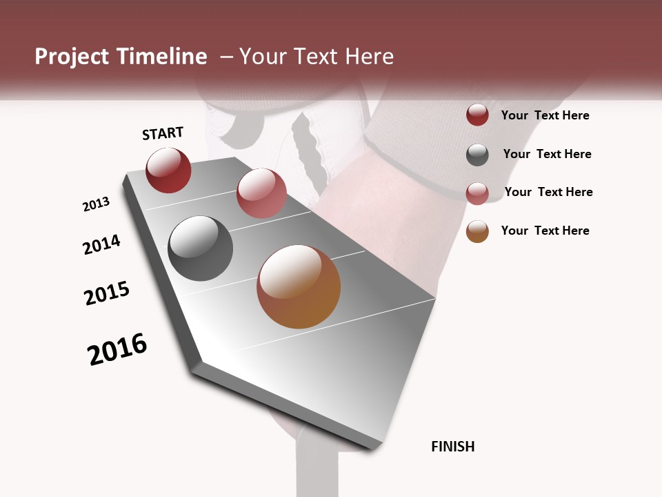 Hands Swing Sport PowerPoint Template