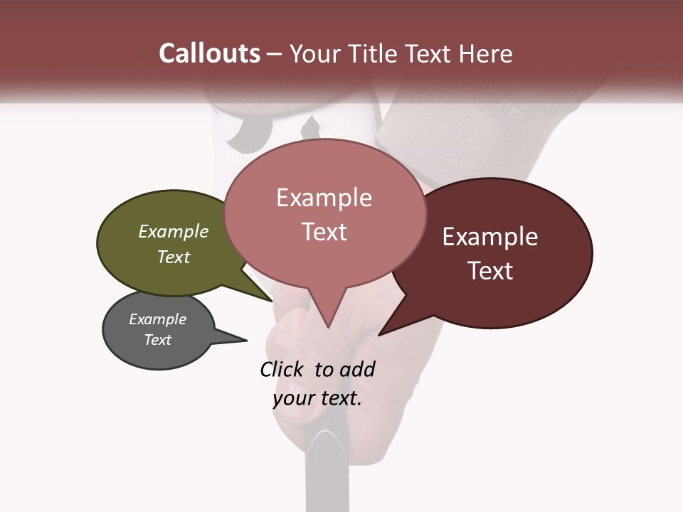 Hands Swing Sport PowerPoint Template