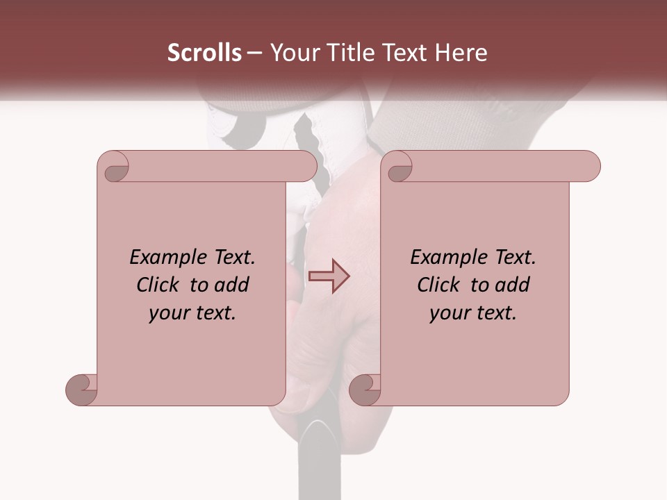Hands Swing Sport PowerPoint Template