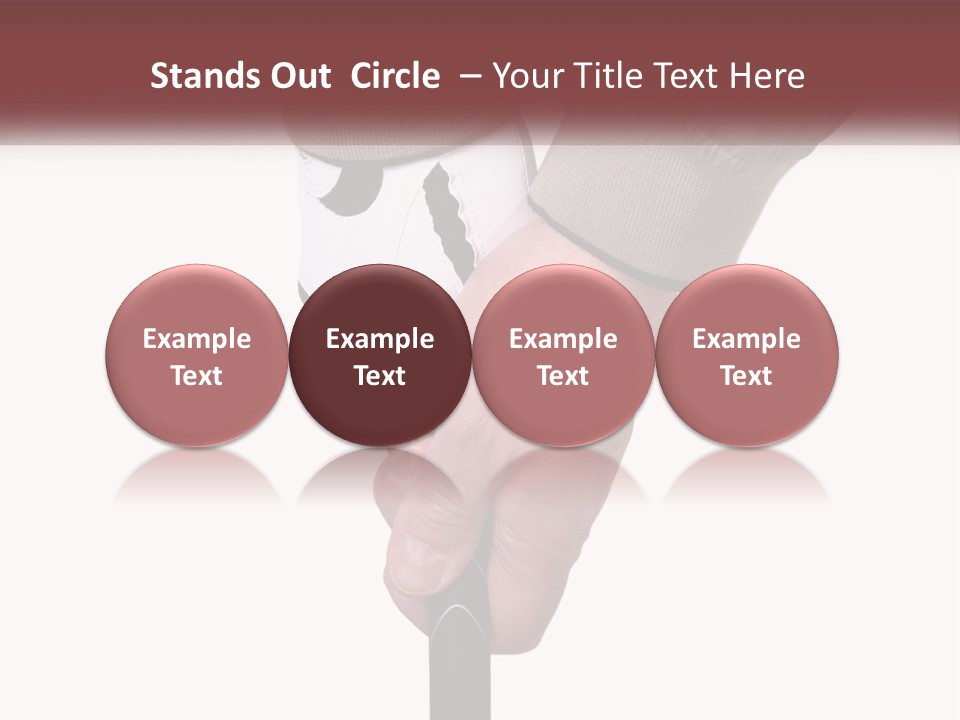 Hands Swing Sport PowerPoint Template