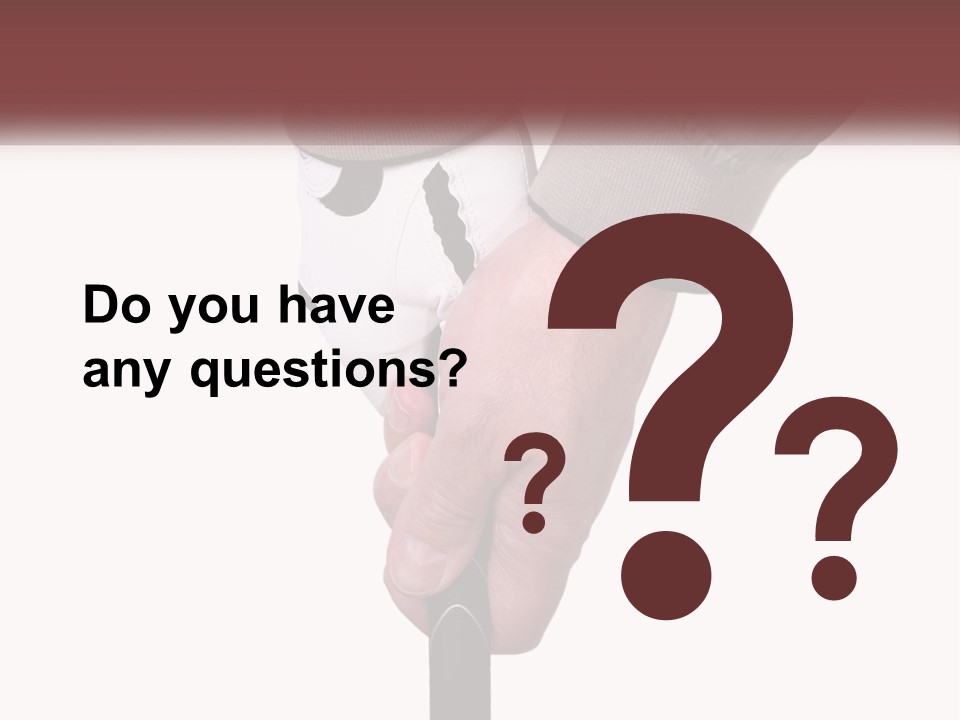 Hands Swing Sport PowerPoint Template