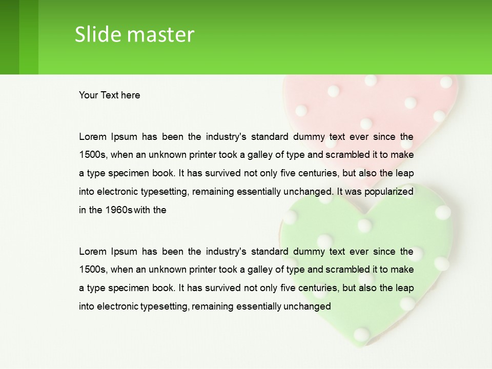 Shaped Biscuits Icing PowerPoint Template