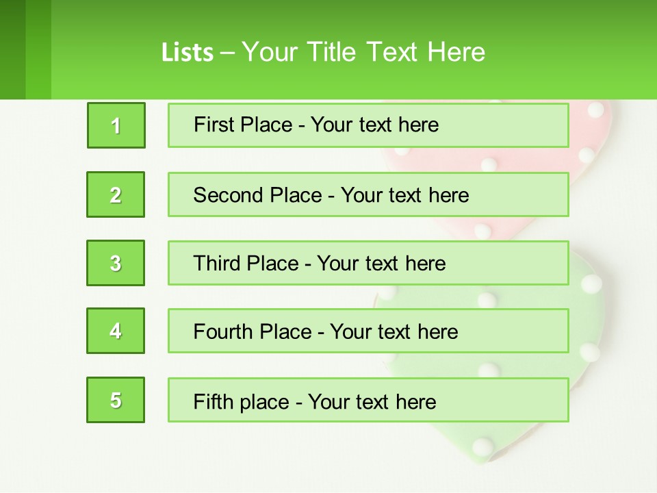 Shaped Biscuits Icing PowerPoint Template