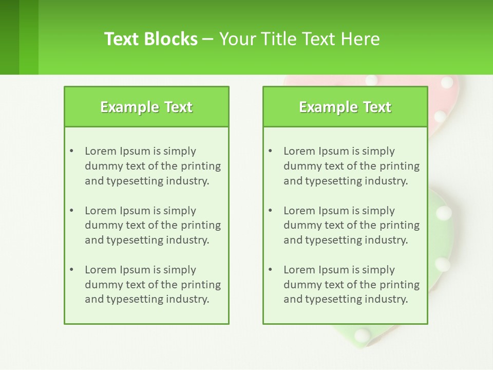 Shaped Biscuits Icing PowerPoint Template