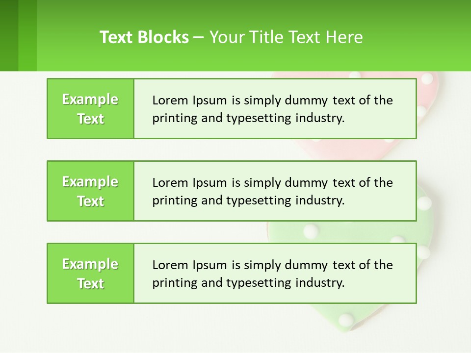 Shaped Biscuits Icing PowerPoint Template