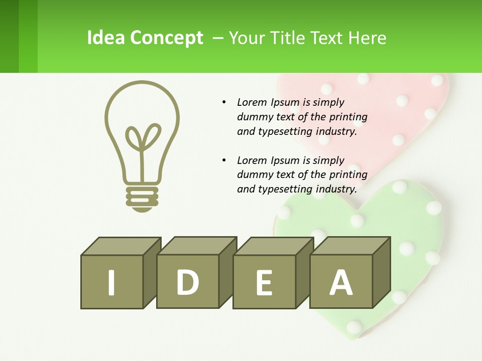 Shaped Biscuits Icing PowerPoint Template