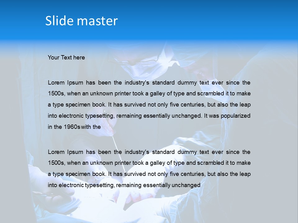 Injury Medicare Amputation PowerPoint Template