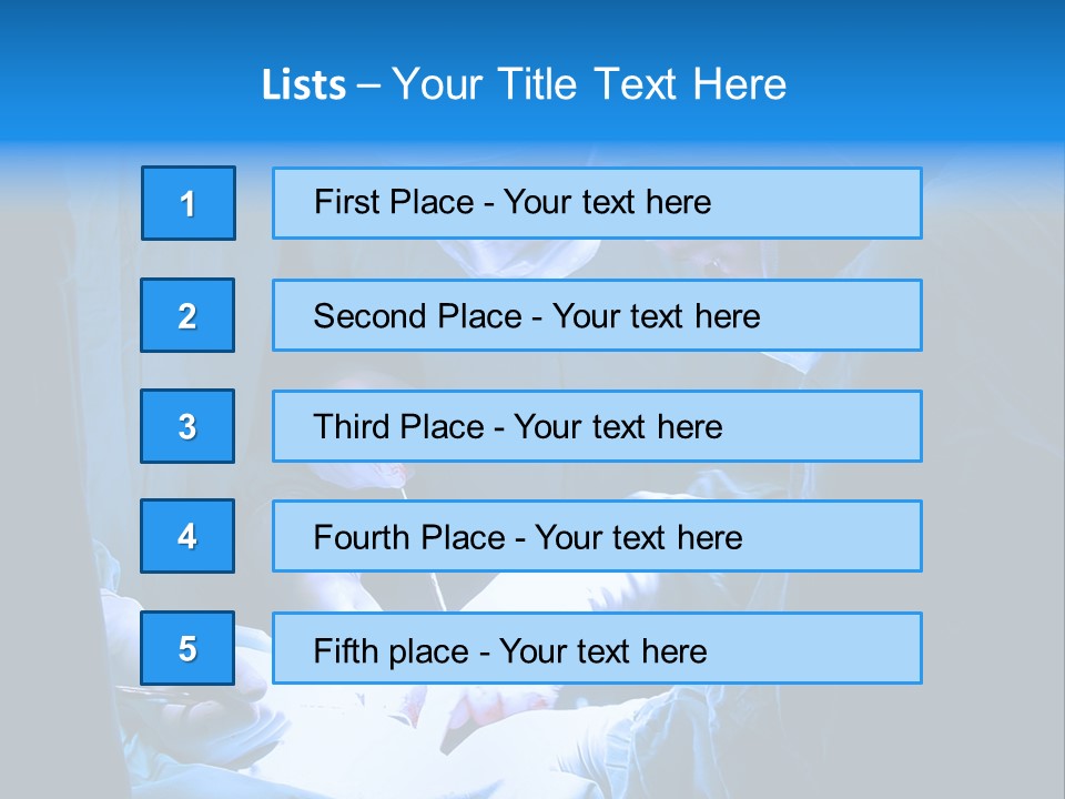 Injury Medicare Amputation PowerPoint Template