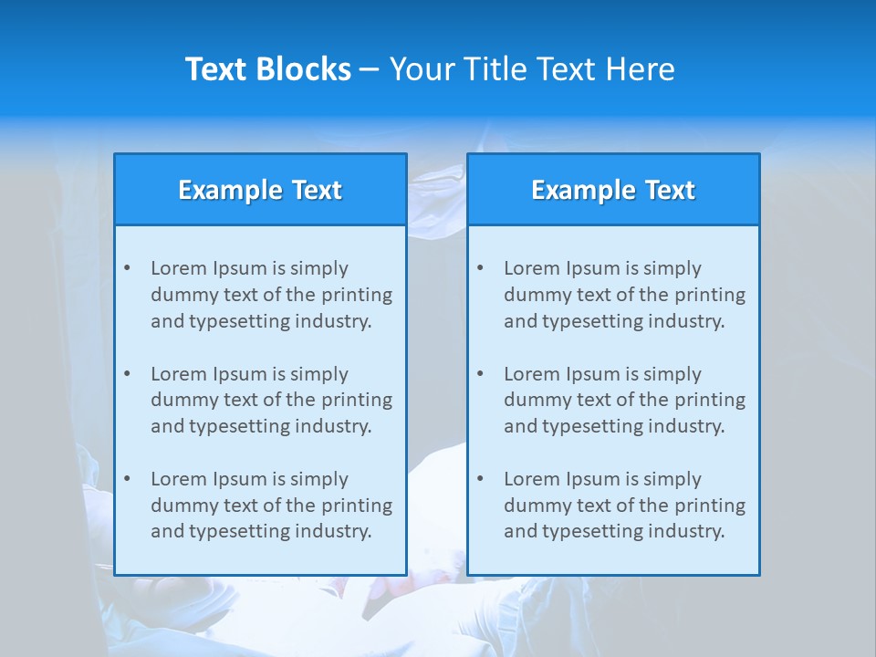 Injury Medicare Amputation PowerPoint Template