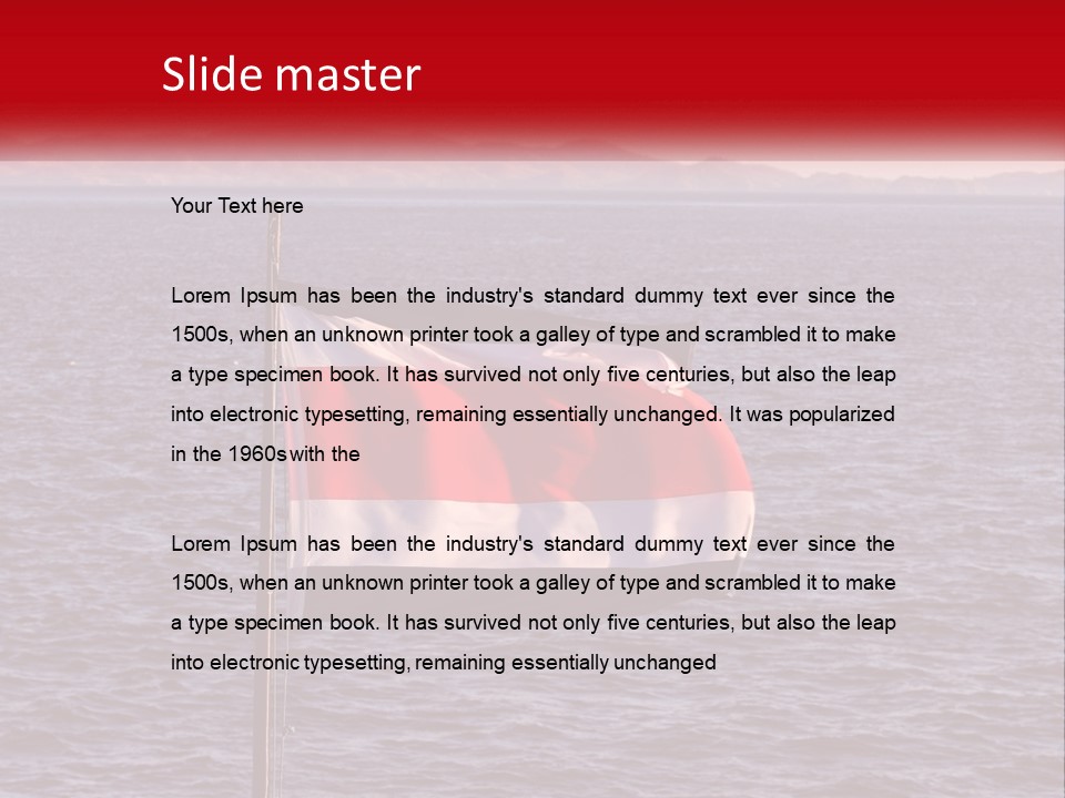 Travel Relax Vacation PowerPoint Template