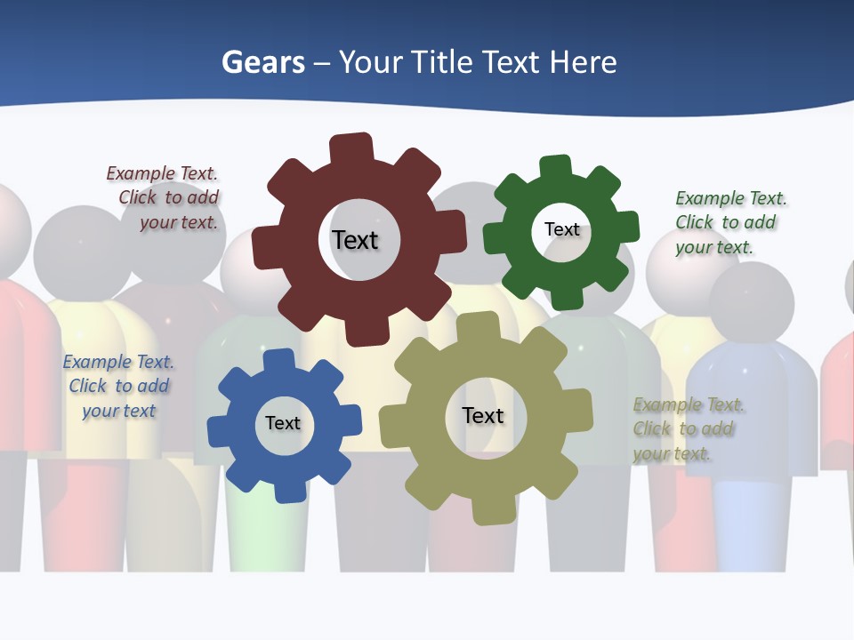 Diversity Caucasian Unity PowerPoint Template