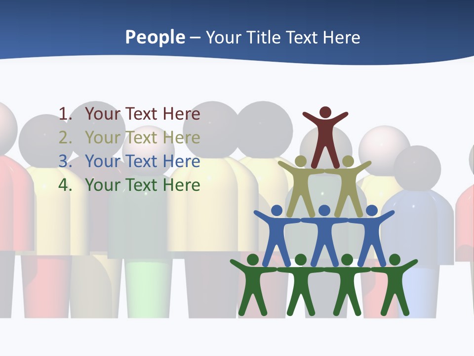 Diversity Caucasian Unity PowerPoint Template