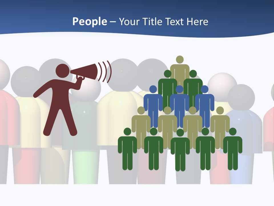 Diversity Caucasian Unity PowerPoint Template