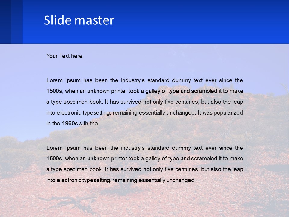 Explore Hiking Sky PowerPoint Template