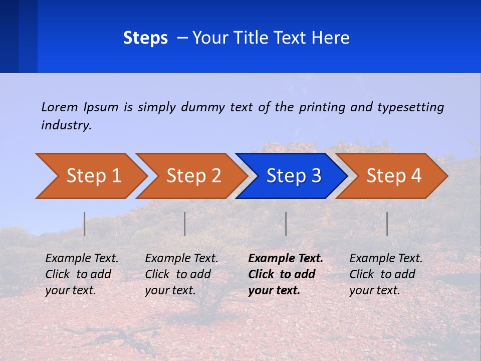 Explore Hiking Sky PowerPoint Template