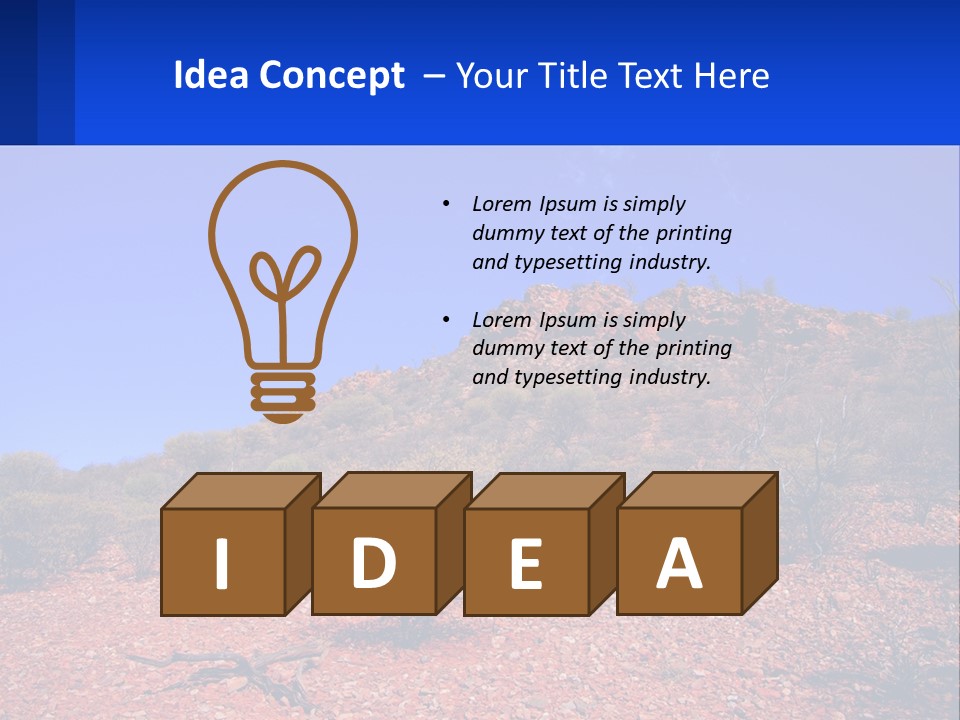 Explore Hiking Sky PowerPoint Template