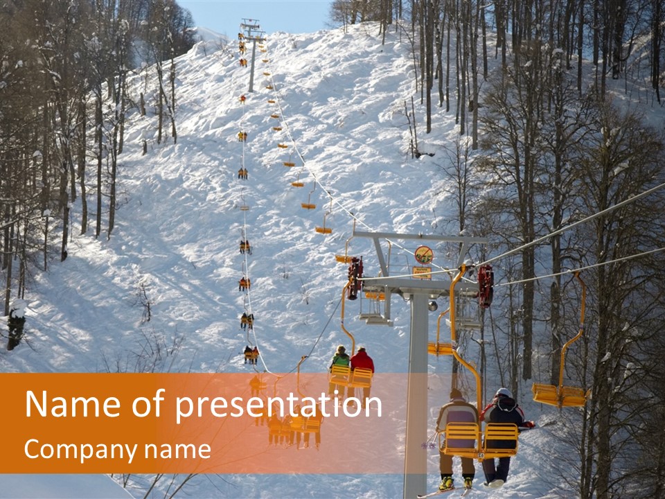 Snowboard Winter Sochi PowerPoint Template