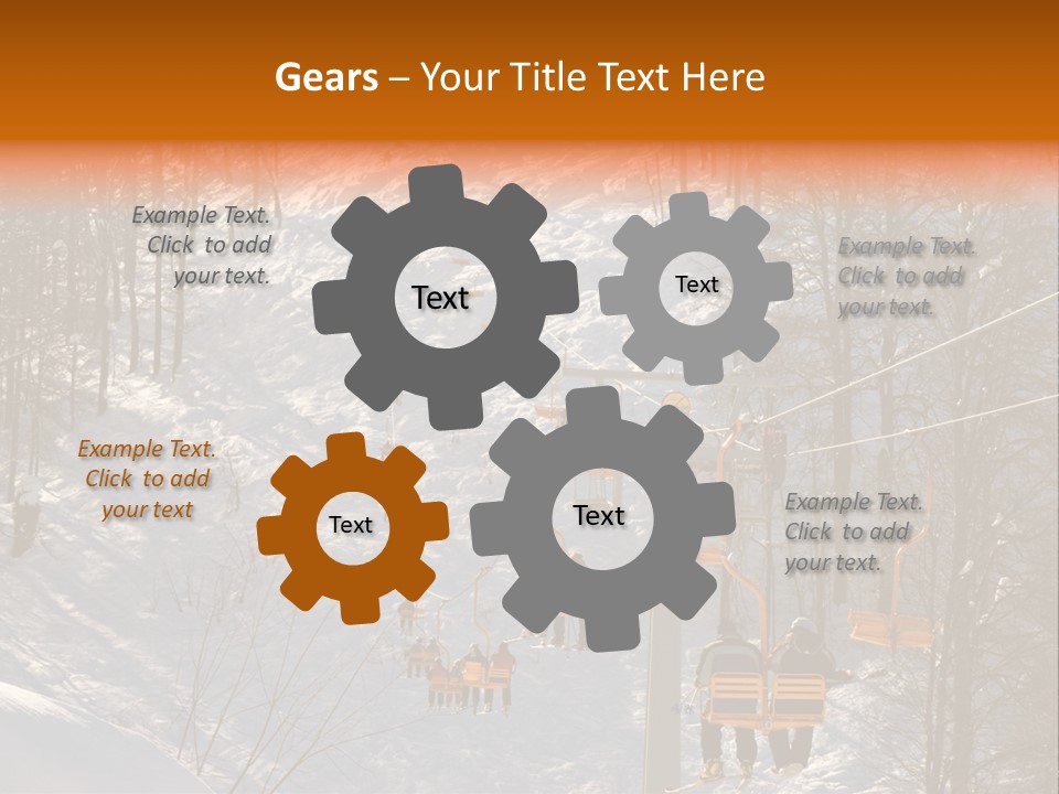 Snowboard Winter Sochi PowerPoint Template