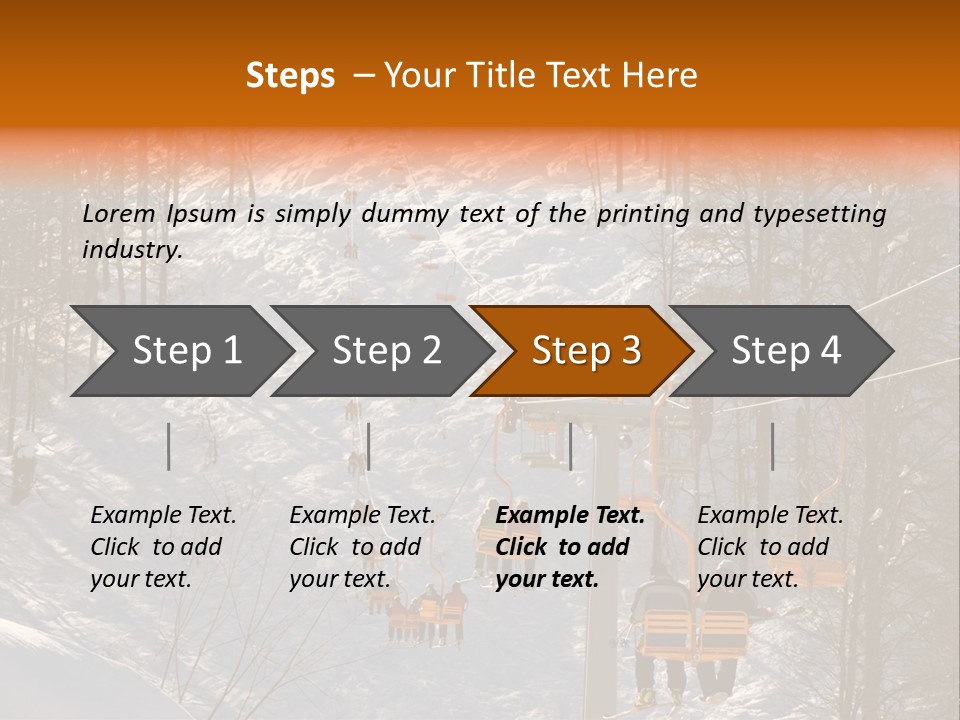 Snowboard Winter Sochi PowerPoint Template