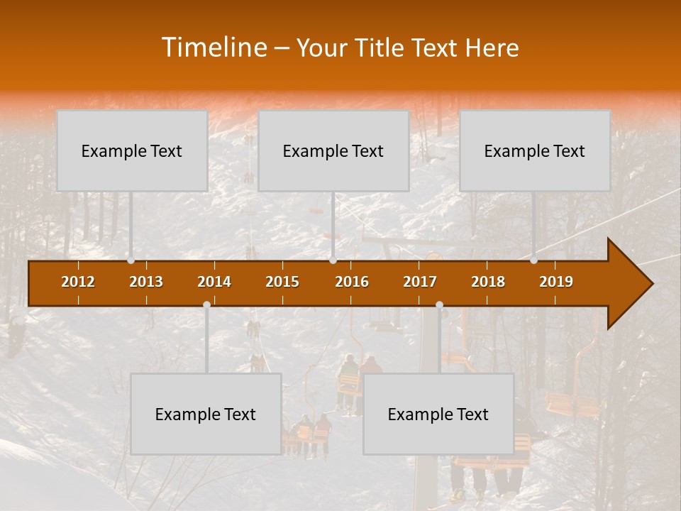 Snowboard Winter Sochi PowerPoint Template