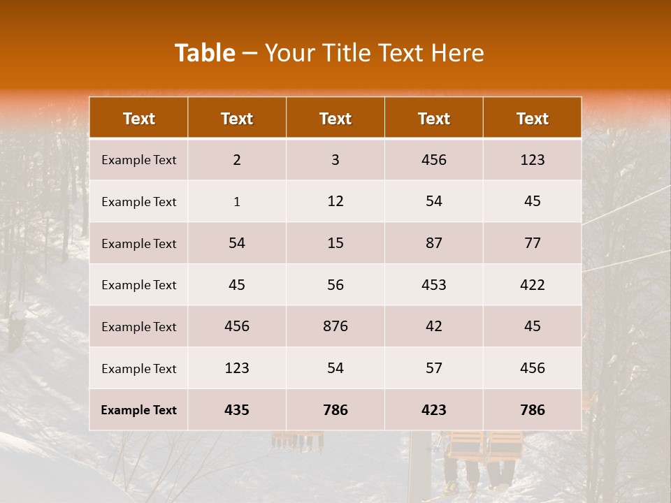 Snowboard Winter Sochi PowerPoint Template