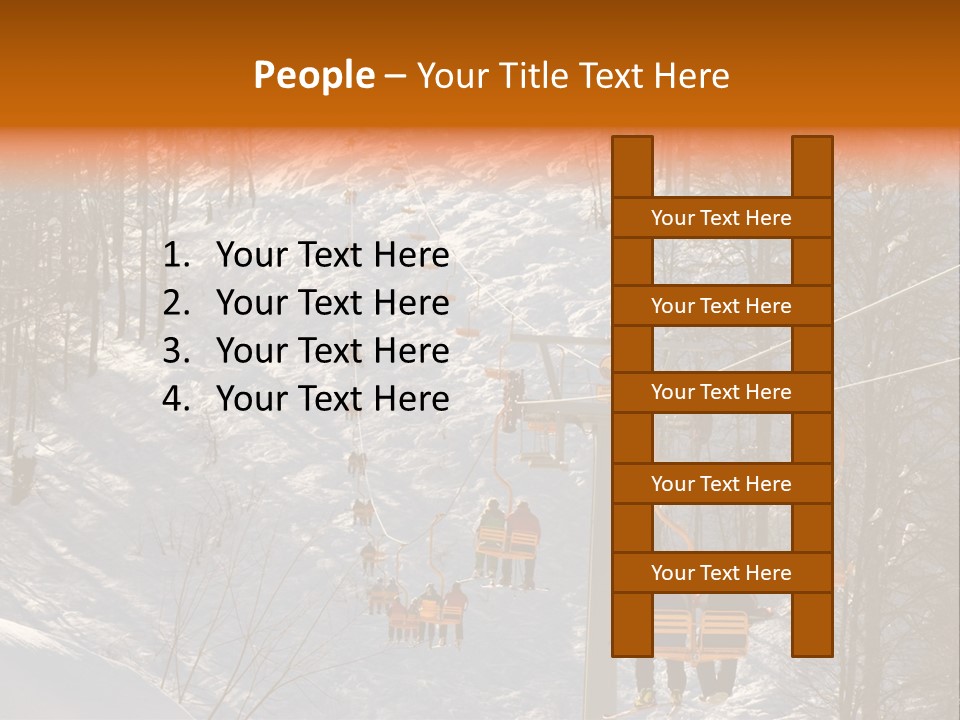 Snowboard Winter Sochi PowerPoint Template