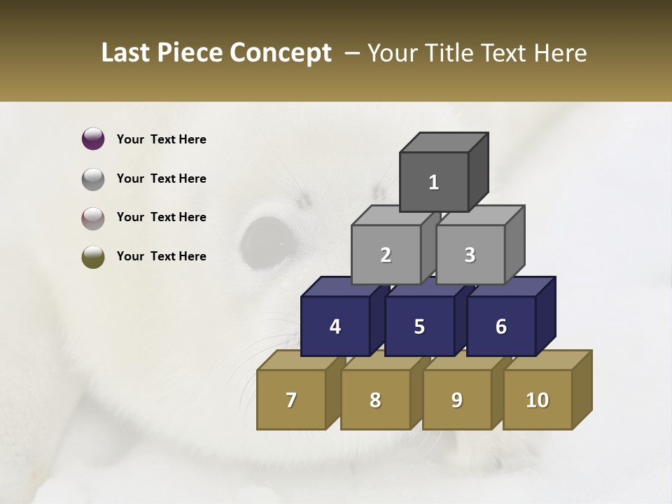 Black Ocean Baby PowerPoint Template