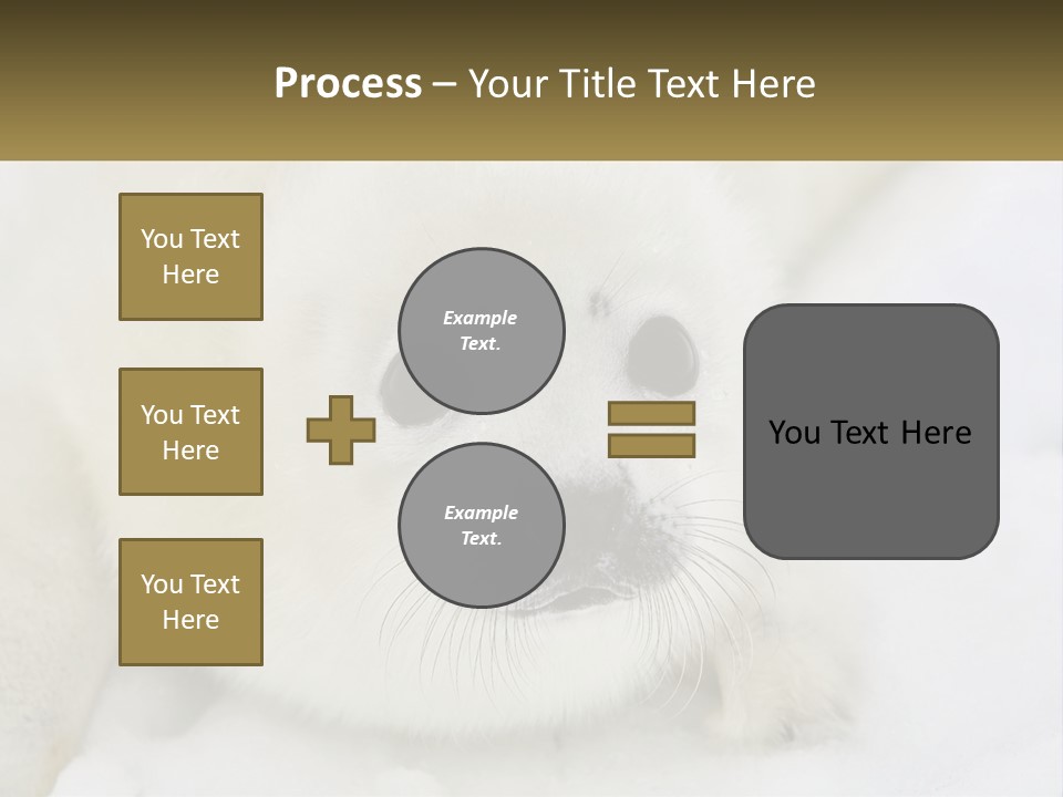 Black Ocean Baby PowerPoint Template