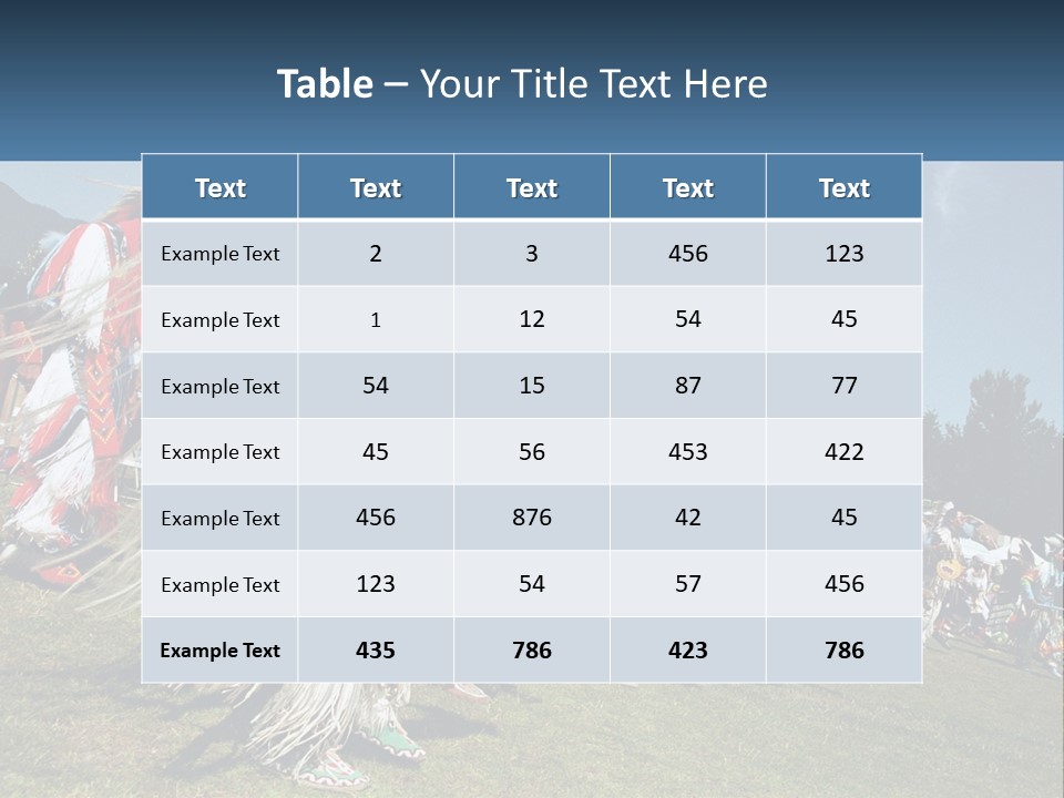 Profile Competition Canadian PowerPoint Template