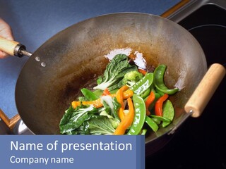 Peas Kitchen Chef PowerPoint Template