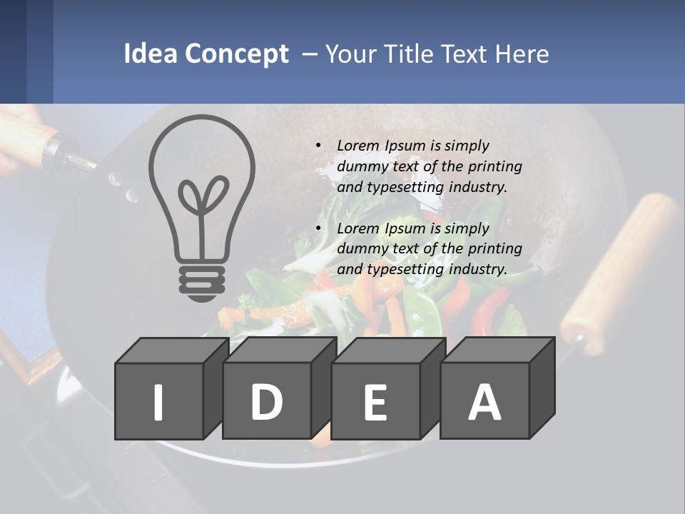 Peas Kitchen Chef PowerPoint Template