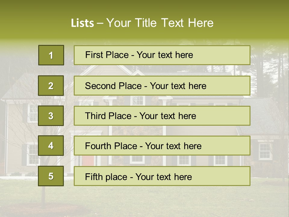 Revival Single Family Residential PowerPoint Template