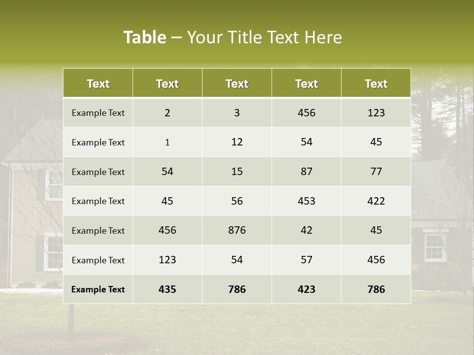 Revival Single Family Residential PowerPoint Template