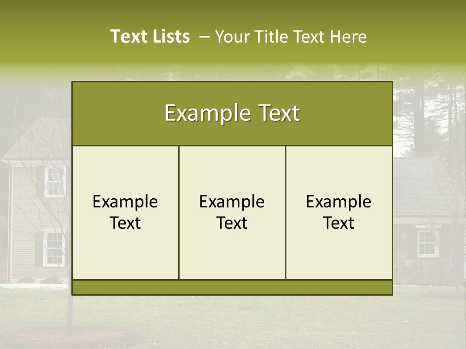 Revival Single Family Residential PowerPoint Template