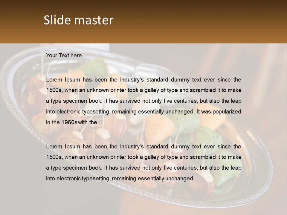 Bacon Marriage Server PowerPoint Template