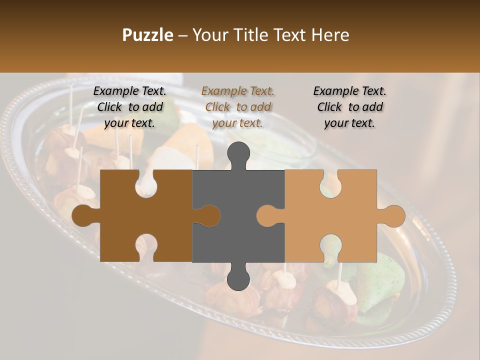 Bacon Marriage Server PowerPoint Template