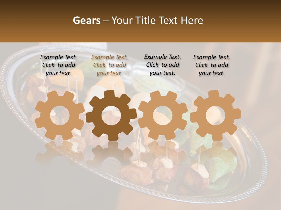 Bacon Marriage Server PowerPoint Template