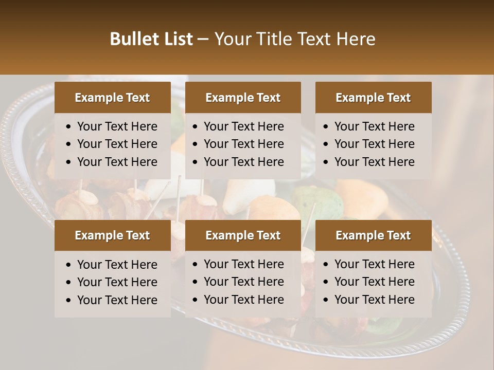 Bacon Marriage Server PowerPoint Template