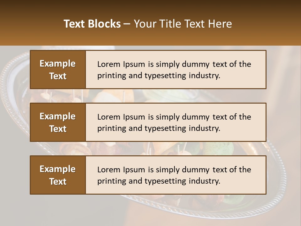 Bacon Marriage Server PowerPoint Template