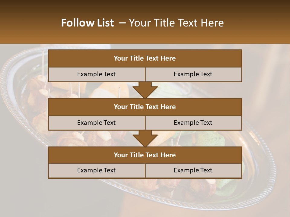 Bacon Marriage Server PowerPoint Template