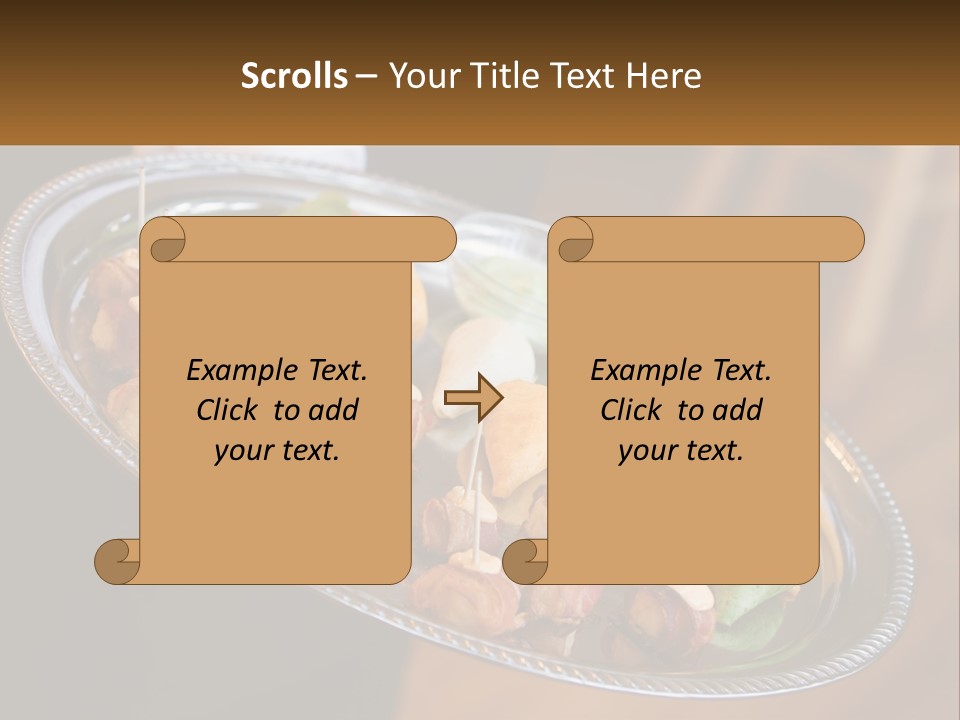Bacon Marriage Server PowerPoint Template
