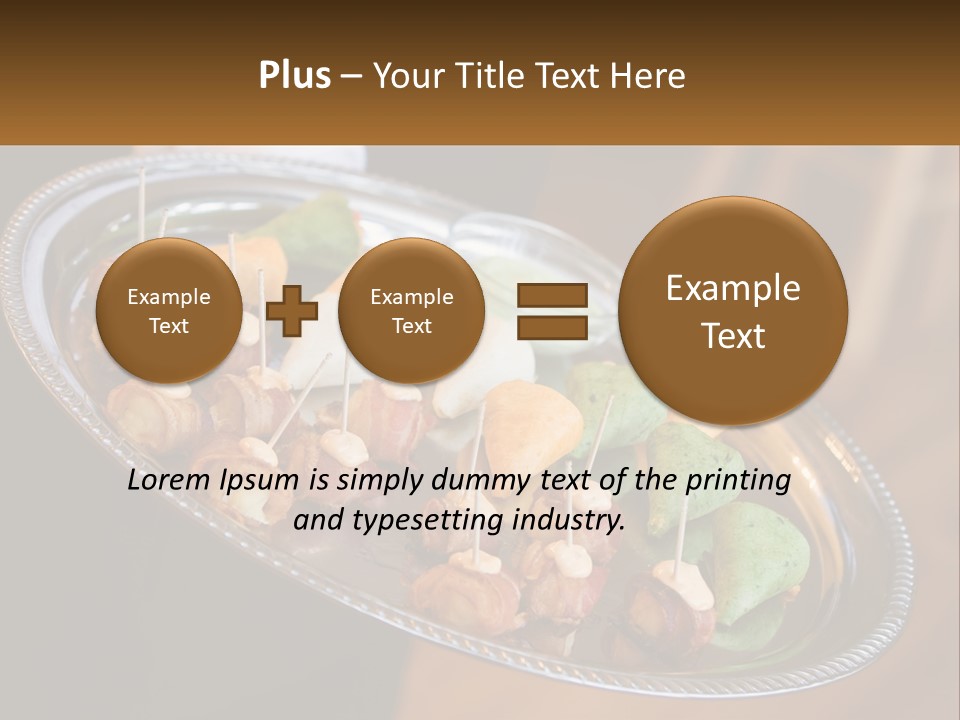 Bacon Marriage Server PowerPoint Template
