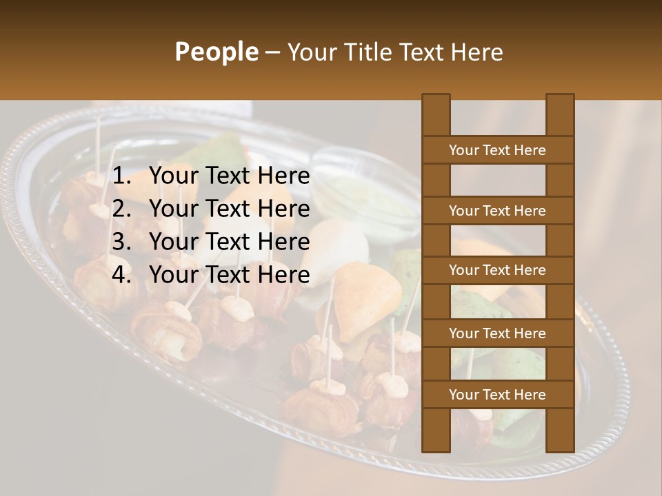 Bacon Marriage Server PowerPoint Template