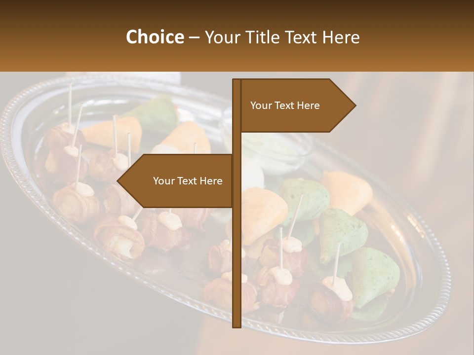 Bacon Marriage Server PowerPoint Template