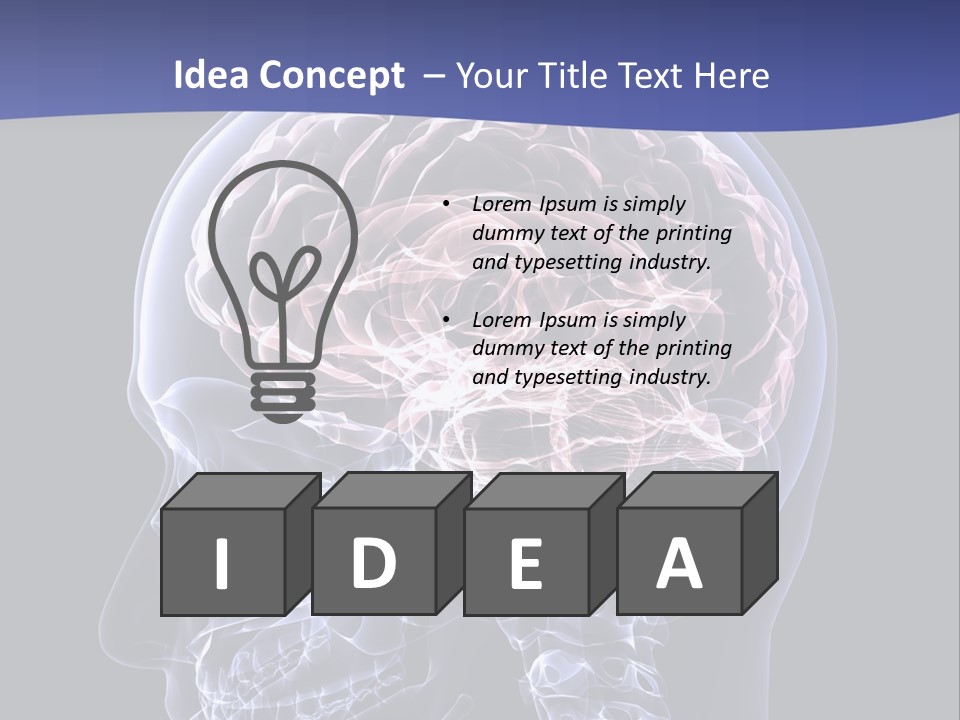 Creativity Innovation Isolate PowerPoint Template