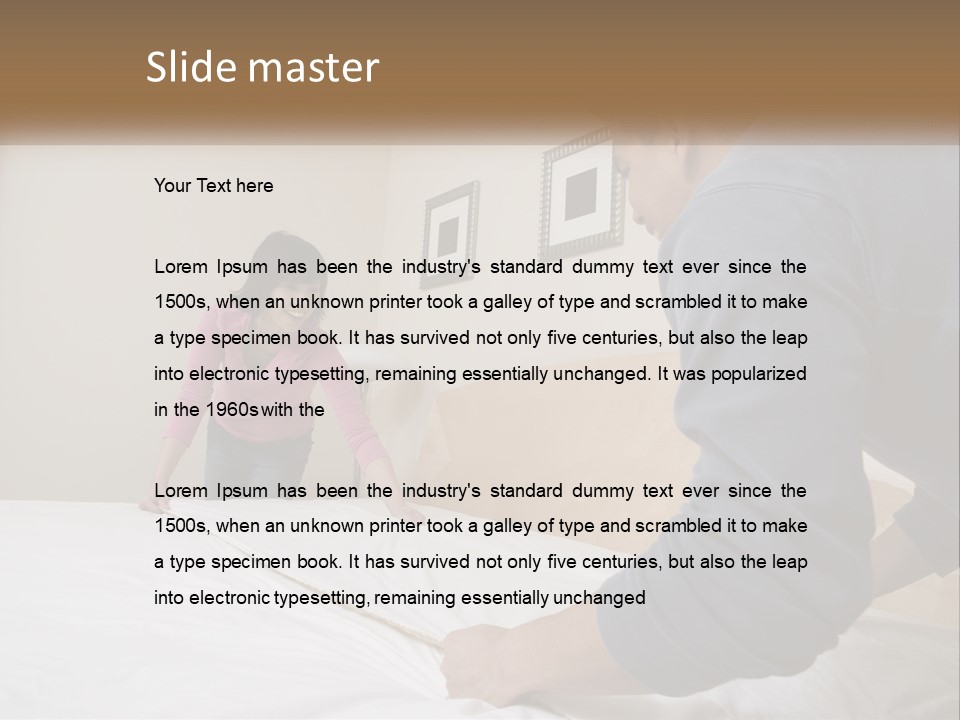 Plant Deck Patio PowerPoint Template