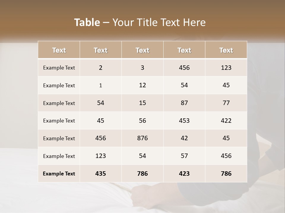Plant Deck Patio PowerPoint Template