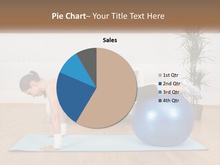 Blue Deck Plant PowerPoint Template