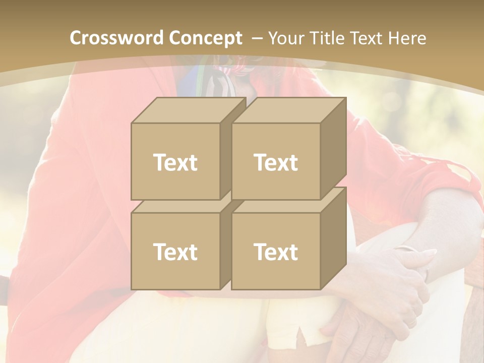 Blue Plant Outdoors PowerPoint Template