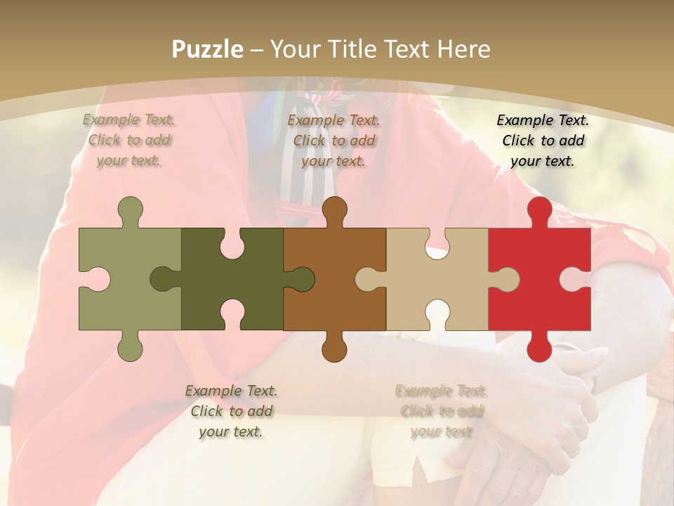 Blue Plant Outdoors PowerPoint Template